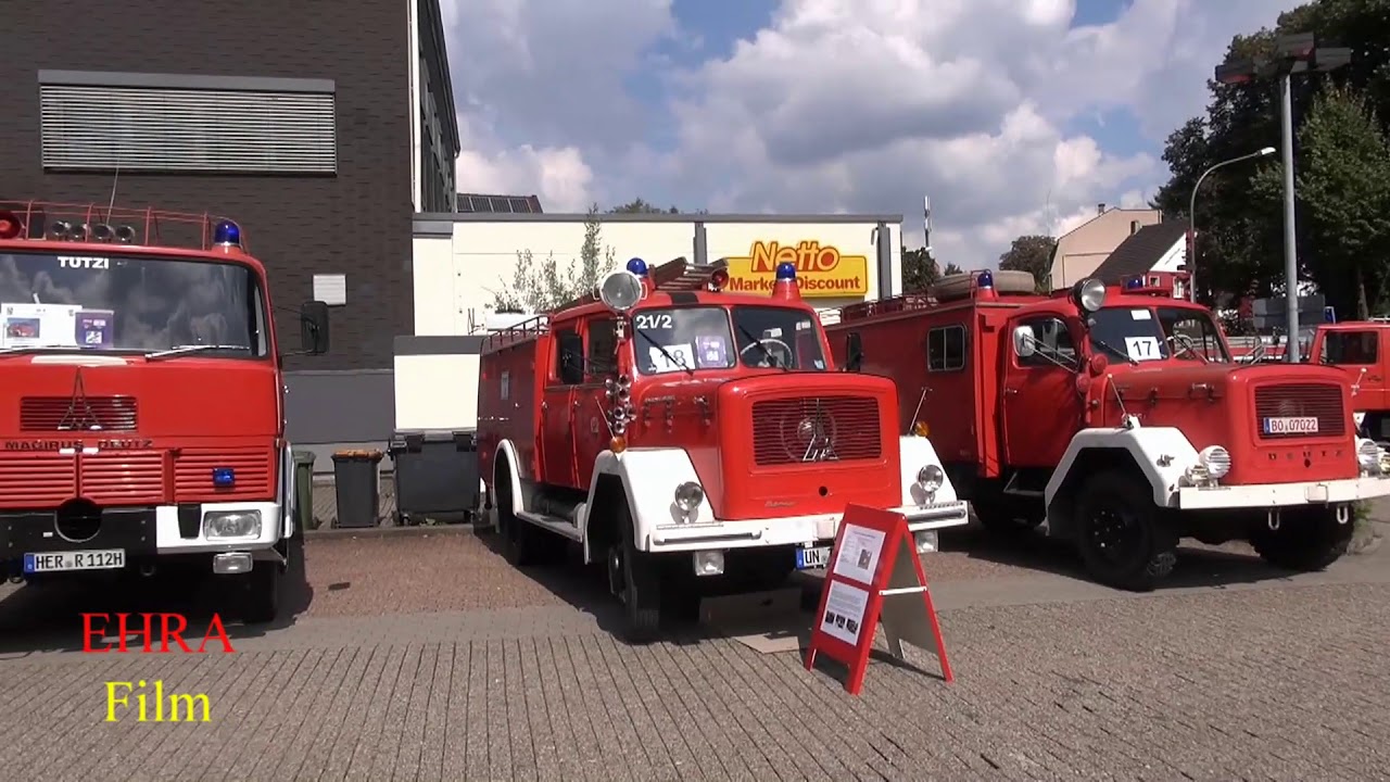 Historischer  Feuerwehr Fahrzeugkorso + Oldtimer Fahrzeugausstellung   2017 Wuppertal Ronsdorfg