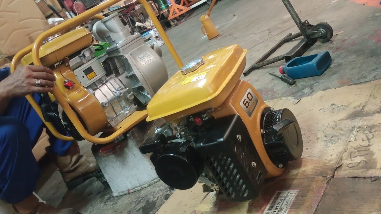 Tes mesin engine robens 5.0 / mesin penggerak Robin 5.0 RB20-AS