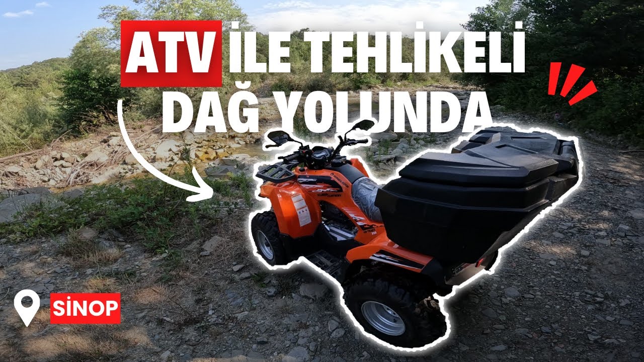 GERÇEK HAYATTA ÖLÜM YOLLARINA GİRDİM !!! ( ÇAYDAN GEÇTİK ) | KUBA 250 CC ATV VLOG