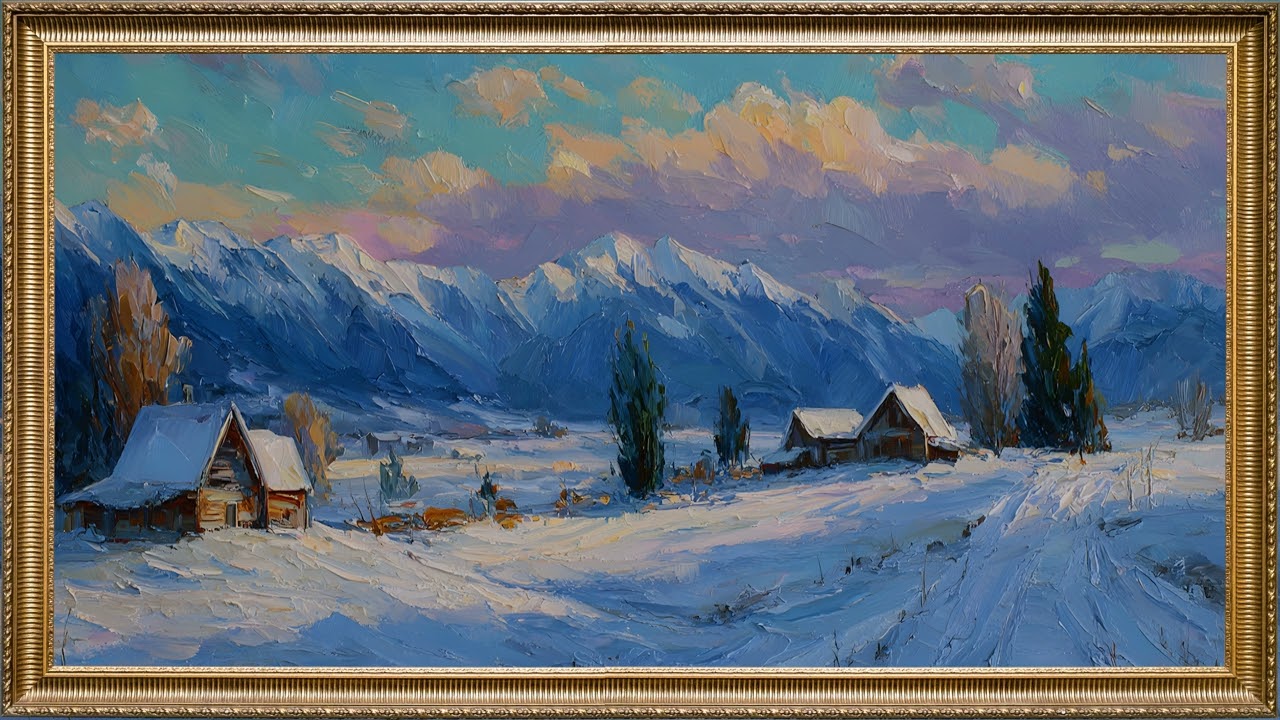 6 Hours of Winter Landscape Art | 