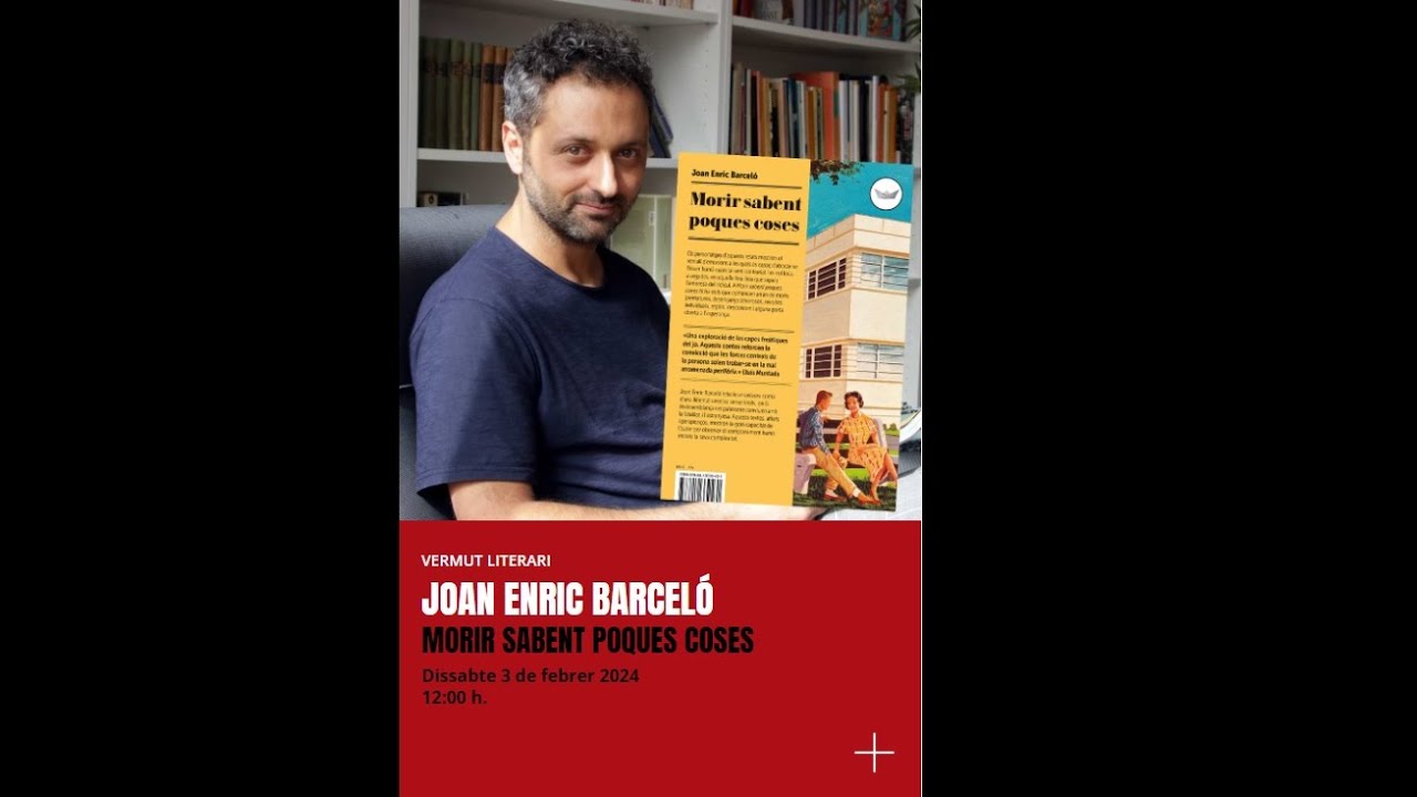 VERMUTS LITERARIS | JOAN ENRIC BARCEL&Oacute; 