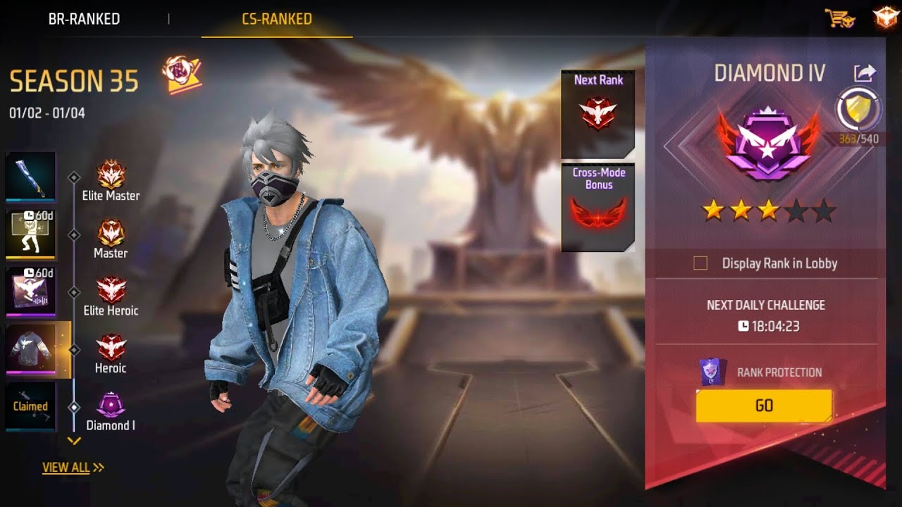 Cmon man! (FREE FIRE CS-RANKED SEASON 35 PART 6)