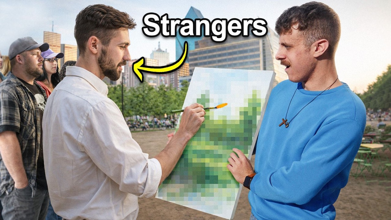I Asked RANDOM Strangers To Paint Art For A Museum 