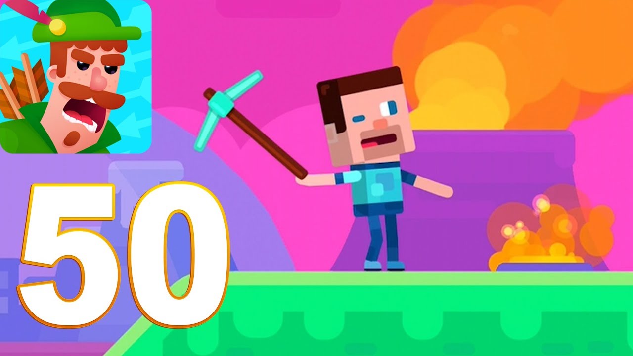 Bowmasters - Digger Steve Gameplay Walkthrough Part 50 (iOs, android)
