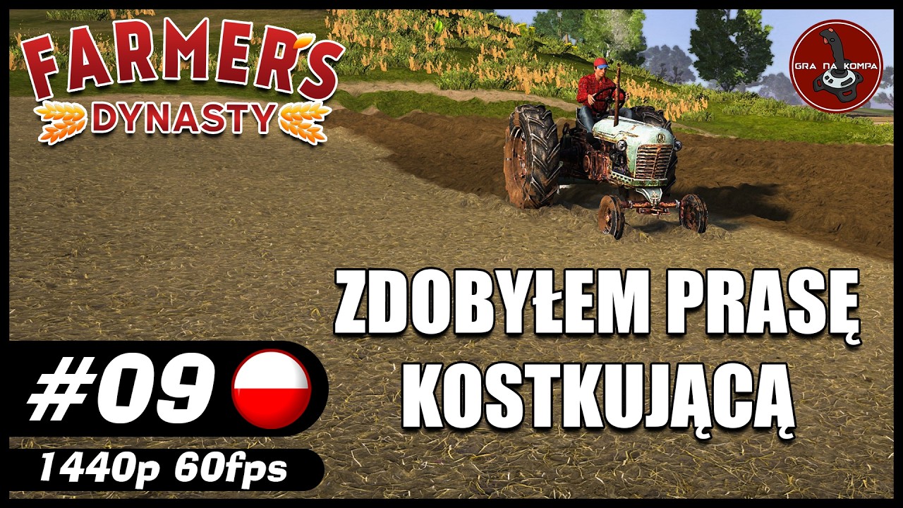 Zdobyłem prasę kostkującą || #9 || Farmer's Dynasty gameplay PL