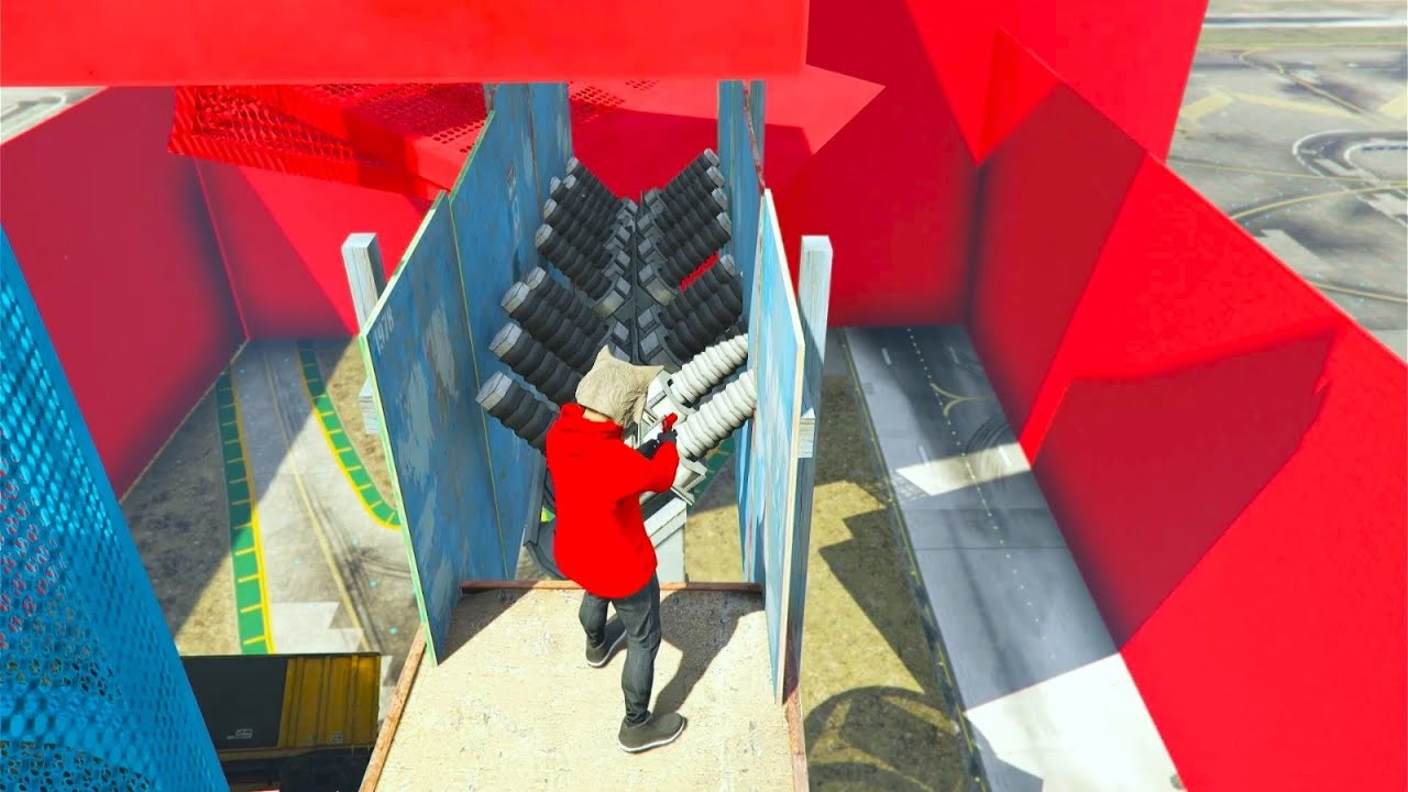 PARKOUR BY RUN#3 & PARKOUR UNDERGROUND (DOBLE) GTA 5 ONLINE  #parkour #240  パルクール | AlkyMisTa #gta5