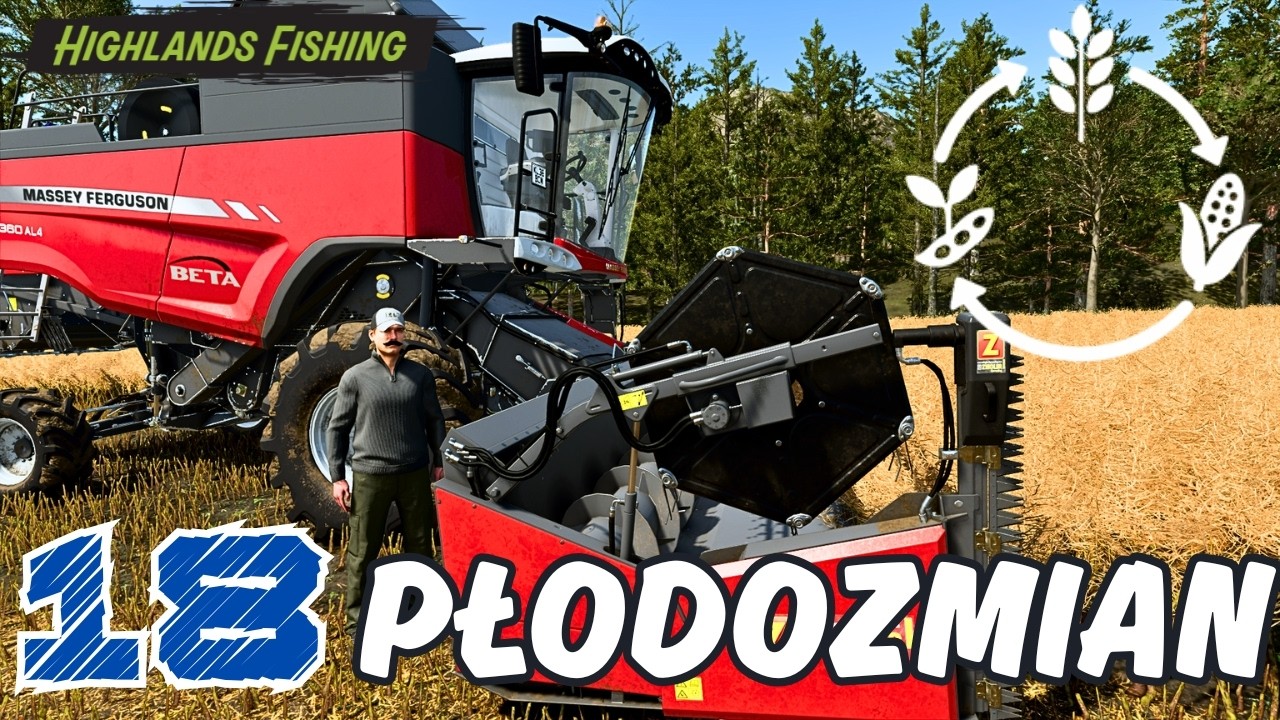 PŁODOZMIAN. CAŁKOWICIE ZMIENIA ZASADY GRY - FS25 Highlands Fishing.