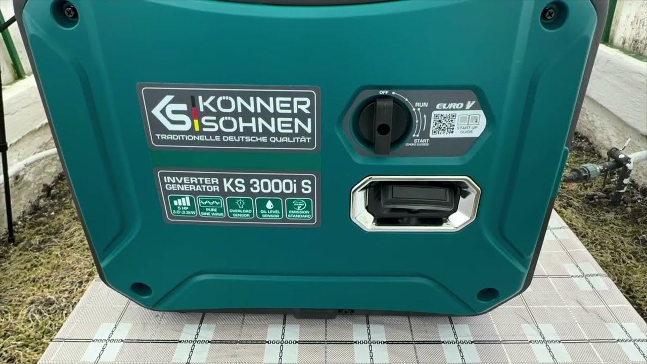Генератор інверторний Konner&Sohnen 3,3 кВт 230 В KS 3000i S. Генератор інверторний. Генератор.