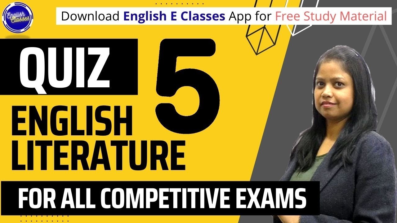 Shakespeare Quiz 05 | TGT PGT English Exam | Practice Questions by Ruchi Mam | English E Classes