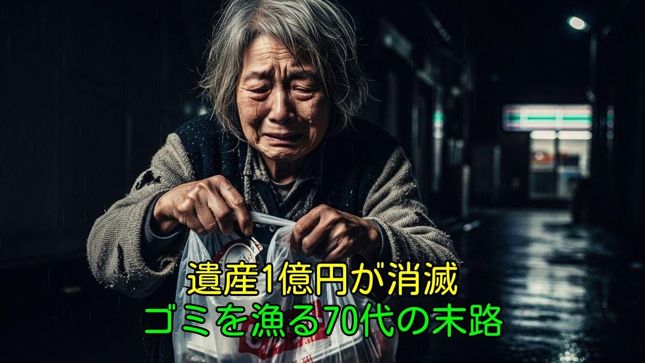 遺産1億円が消えた！ゴミを漁る70歳夫婦に起きた衝撃の真実