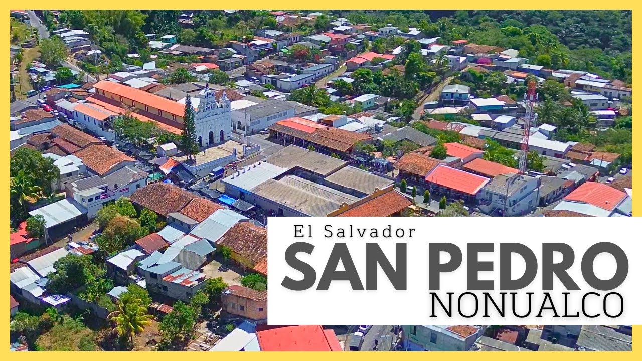 🇸🇻 This is SAN PEDRO NONUALCO from the air - EL SALVADOR 4K