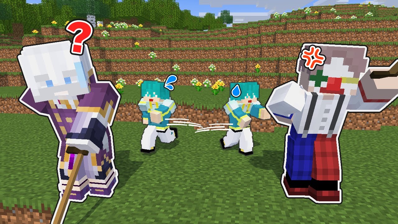 【マイクラ】おじいちゃんになったガチ勢2人を助けろ！！【マインクラフト】