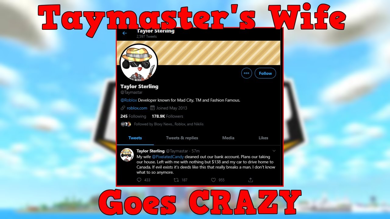 Taymaster's Wife (PixelatedCandy) Goes CRAZY