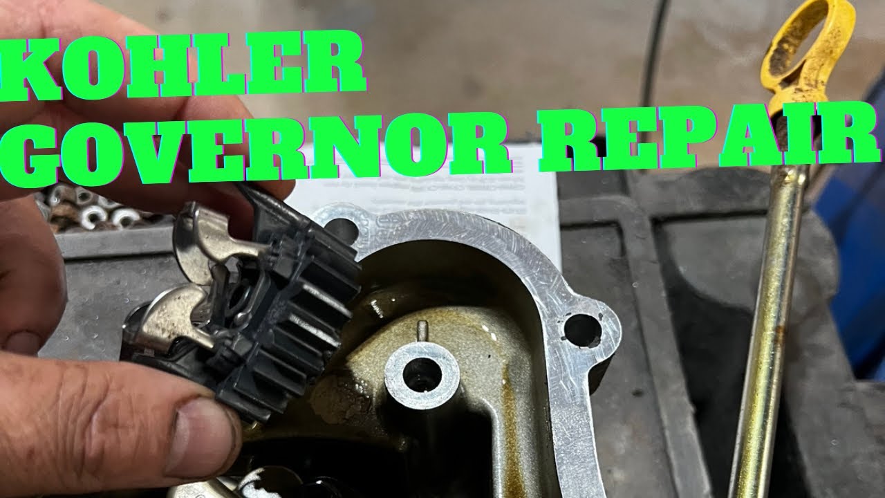 Kohler V twin governor failed and repaired