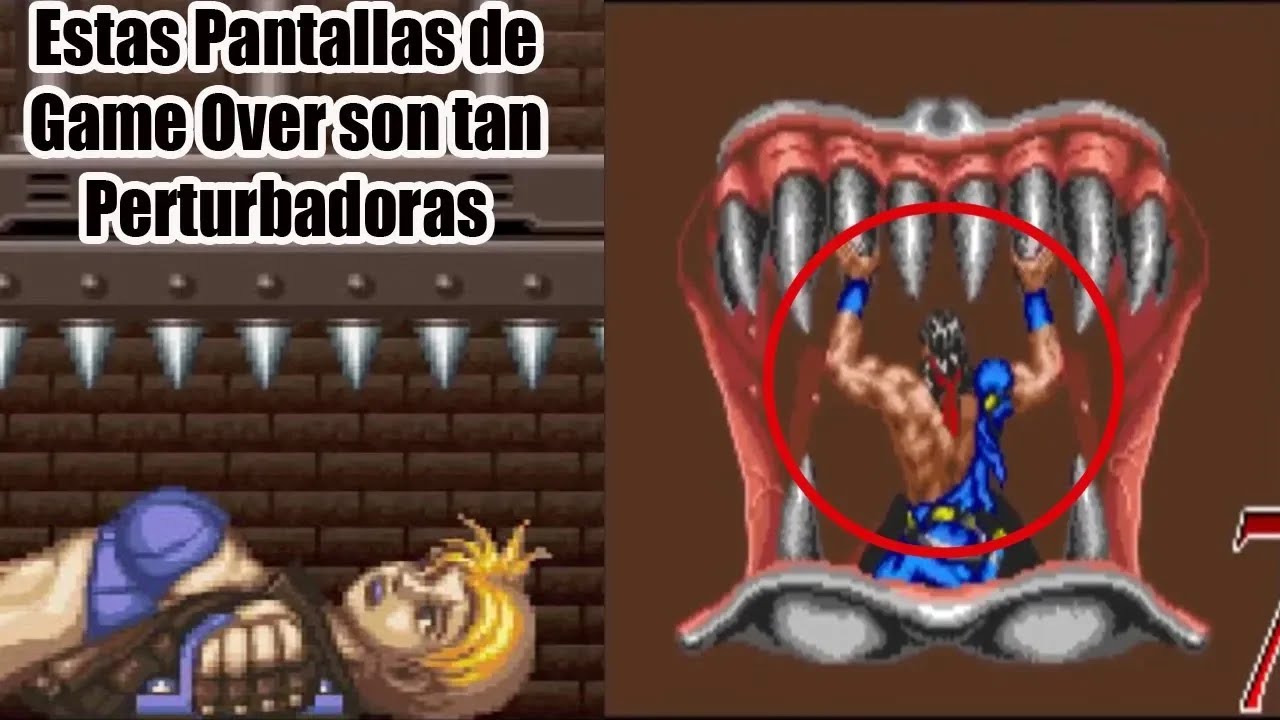 Top 5 Pantallas de Continue y Game Over Mas Perturbadoras de los Videojuegos