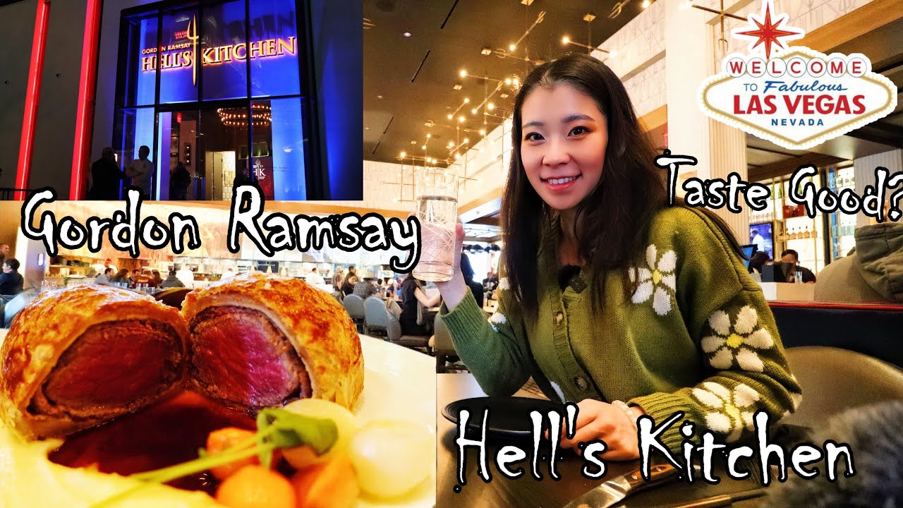 GORDON RAMSAY HELL'S KITCHEN Las Vegas~ Caesars Palace| Best Food in Vegas