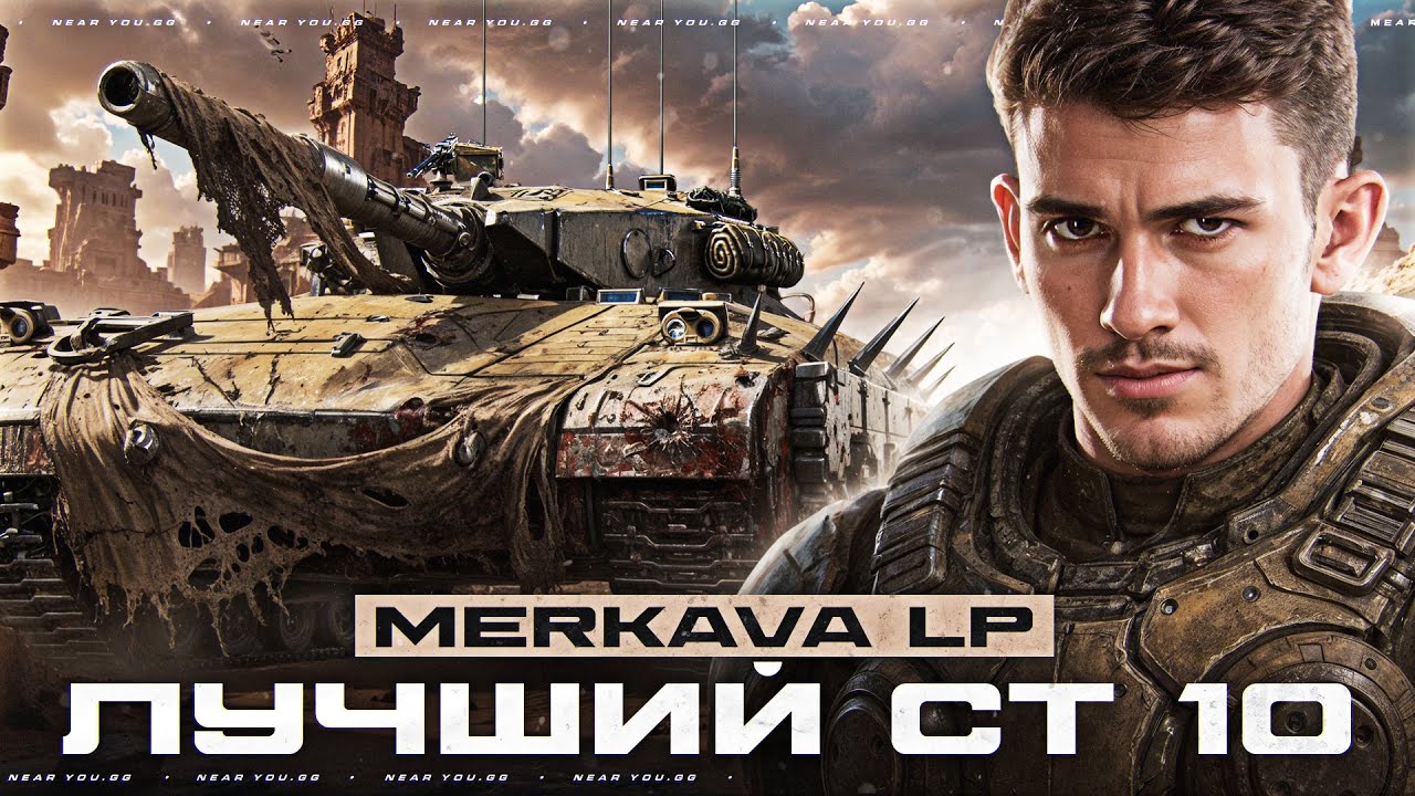 Merkava LP - ЛУЧШИЙ СТ 10 УРОВНЯ в ИГРЕ! 5.500 УРОНА