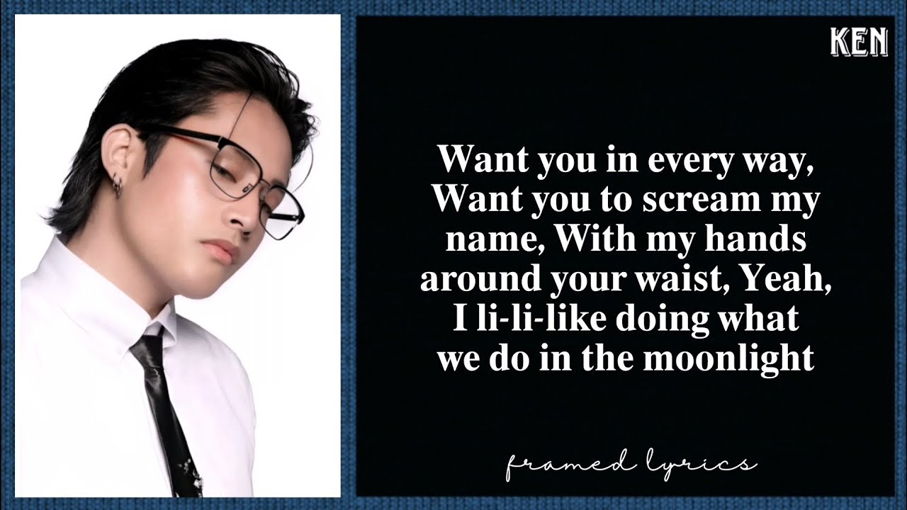 SB19 - Moonlight Lyrics (Framed)