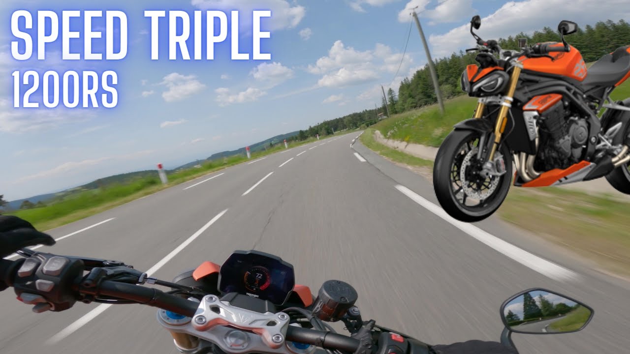 TRIUMPH SPEED TRIPLE 1200 rs !!! [ POV RIDE ] #Adam42g