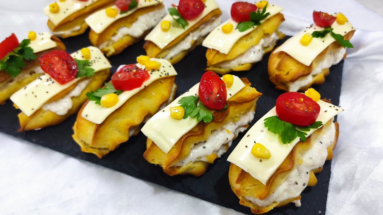 les choux salées مملحات بعجينة الشو الناجحة بحشوا بزاااف بنة تاكلوا منهم 10حبات  متحسوش