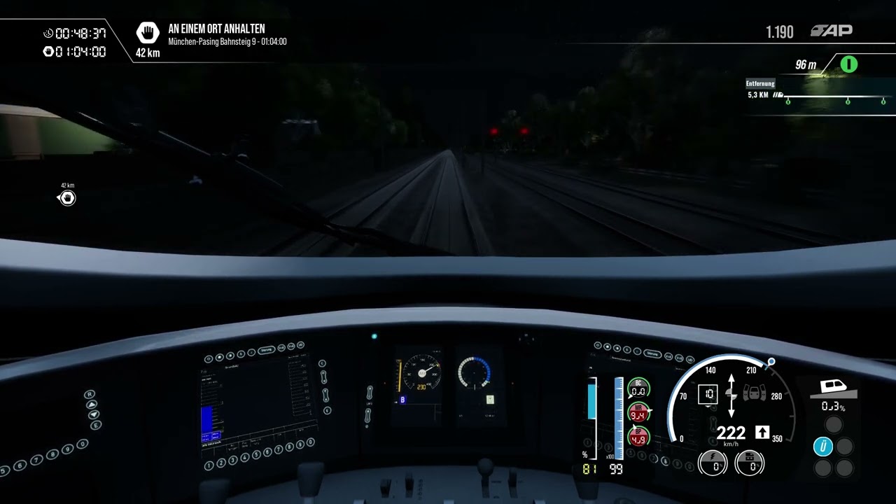 Train Sim World 4® München-Augsburg Strecke ICE 3 Richtung München HBF