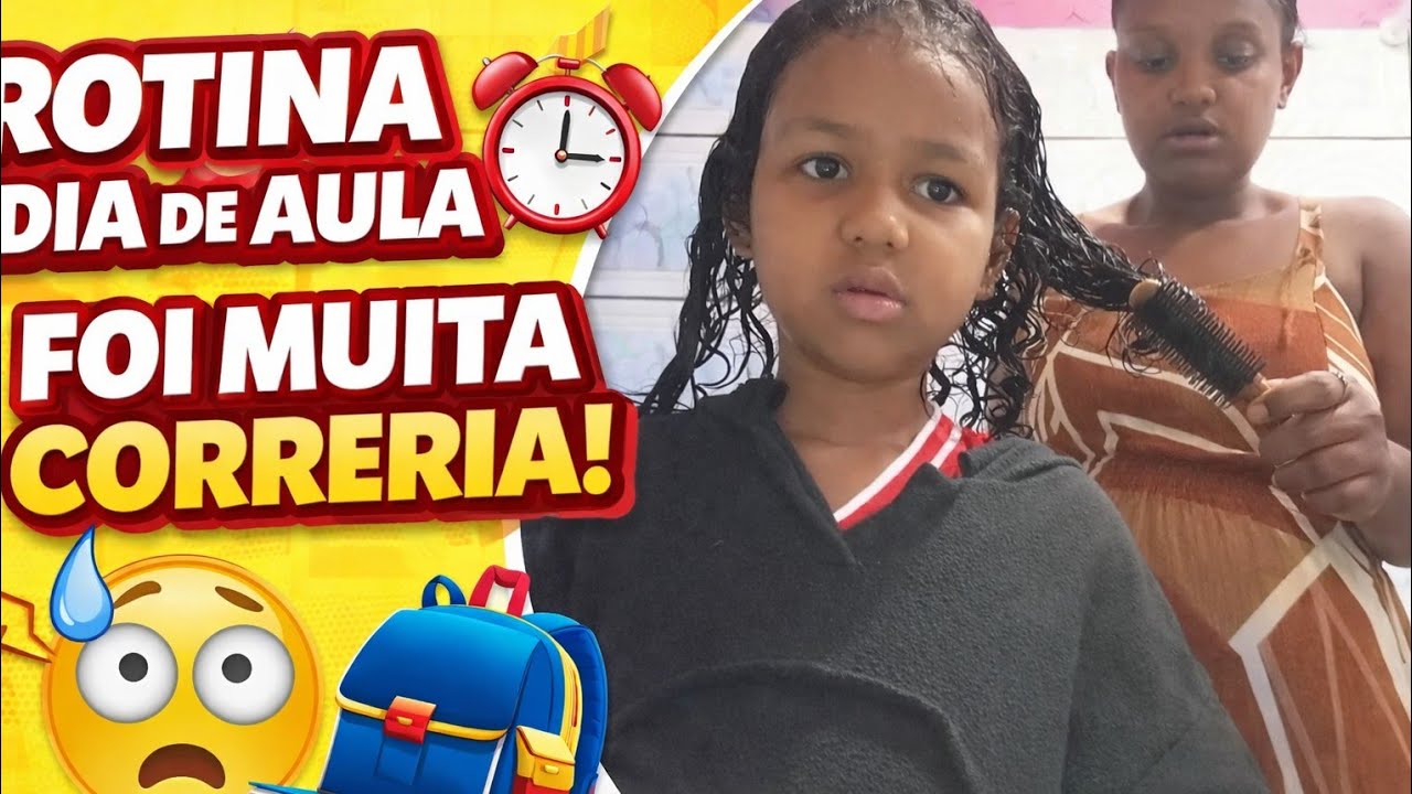 MANHÃ DE AULA EM FAMÍLIA | FOI CORRERIA MESMO!😩