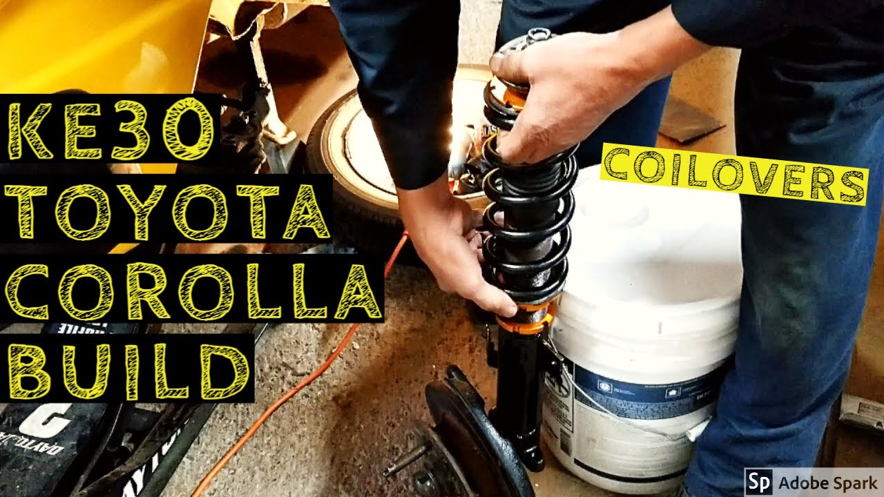 КАСТОМНЫЕ КОЙЛОВЕРЫ!!! -- Сборка Toyota Corolla KE30 -- Выпуск 15