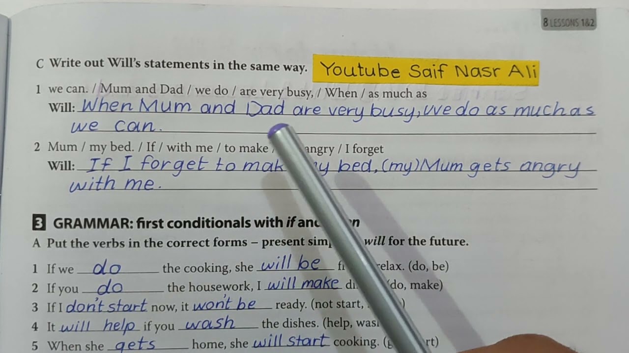 Sunrise 10 AB Unit 8 Lessons 1 and 2ئینگلیزی پۆلی دەیەم