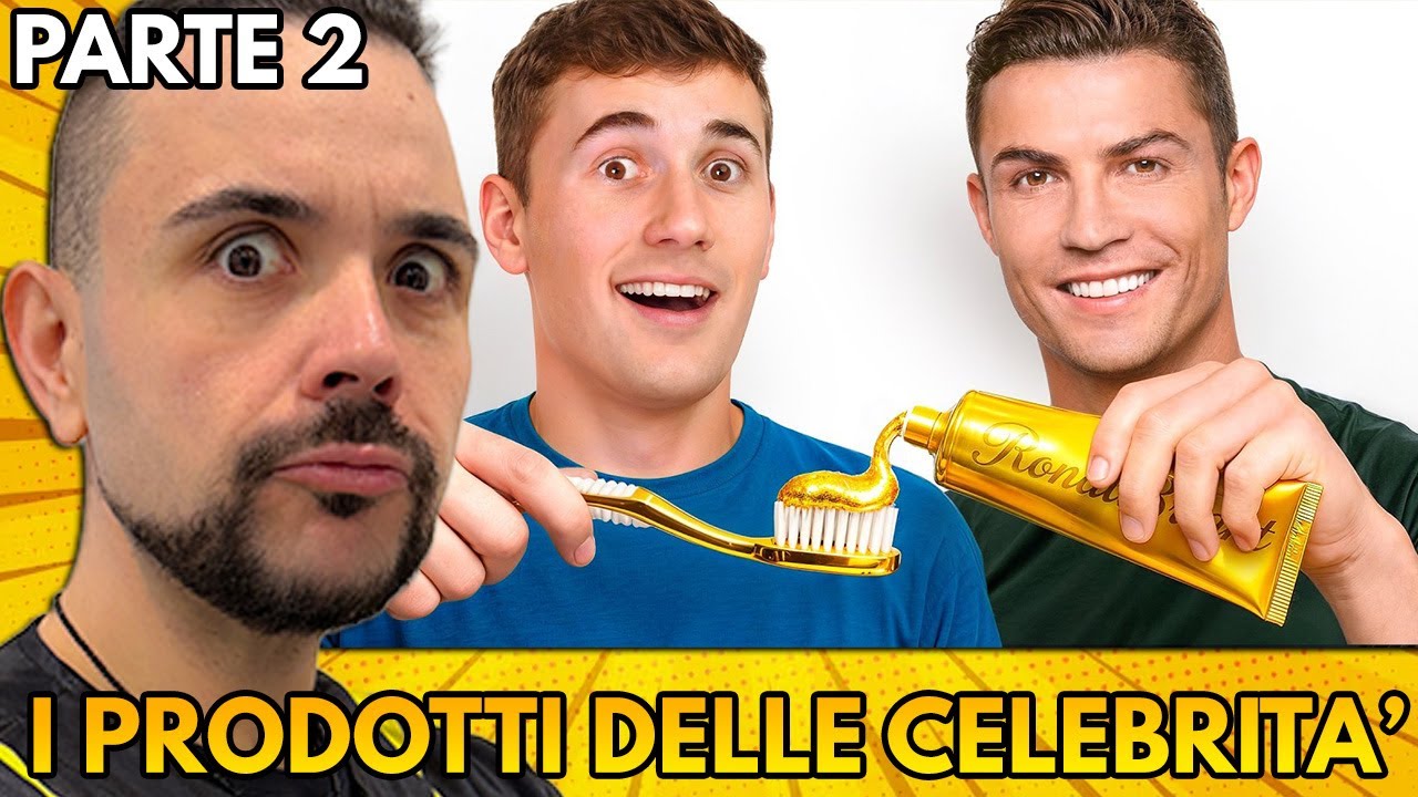 PARTE 2 di REAGISCO a : COMPRO e TESTO i PRODOTTI delle CELEBRITÀ 🌟
