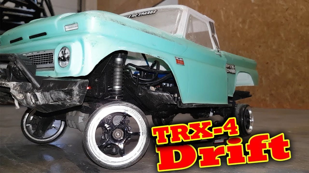 Drifting Traxxas TRX-4 6s Brushless!! RC Rock Crawler
