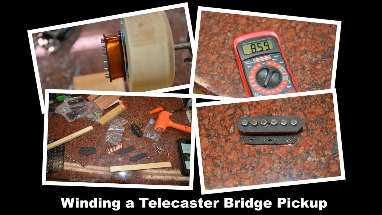 Building & Winding a Telecaster Bridge Pickup with Rare Earth Magnets