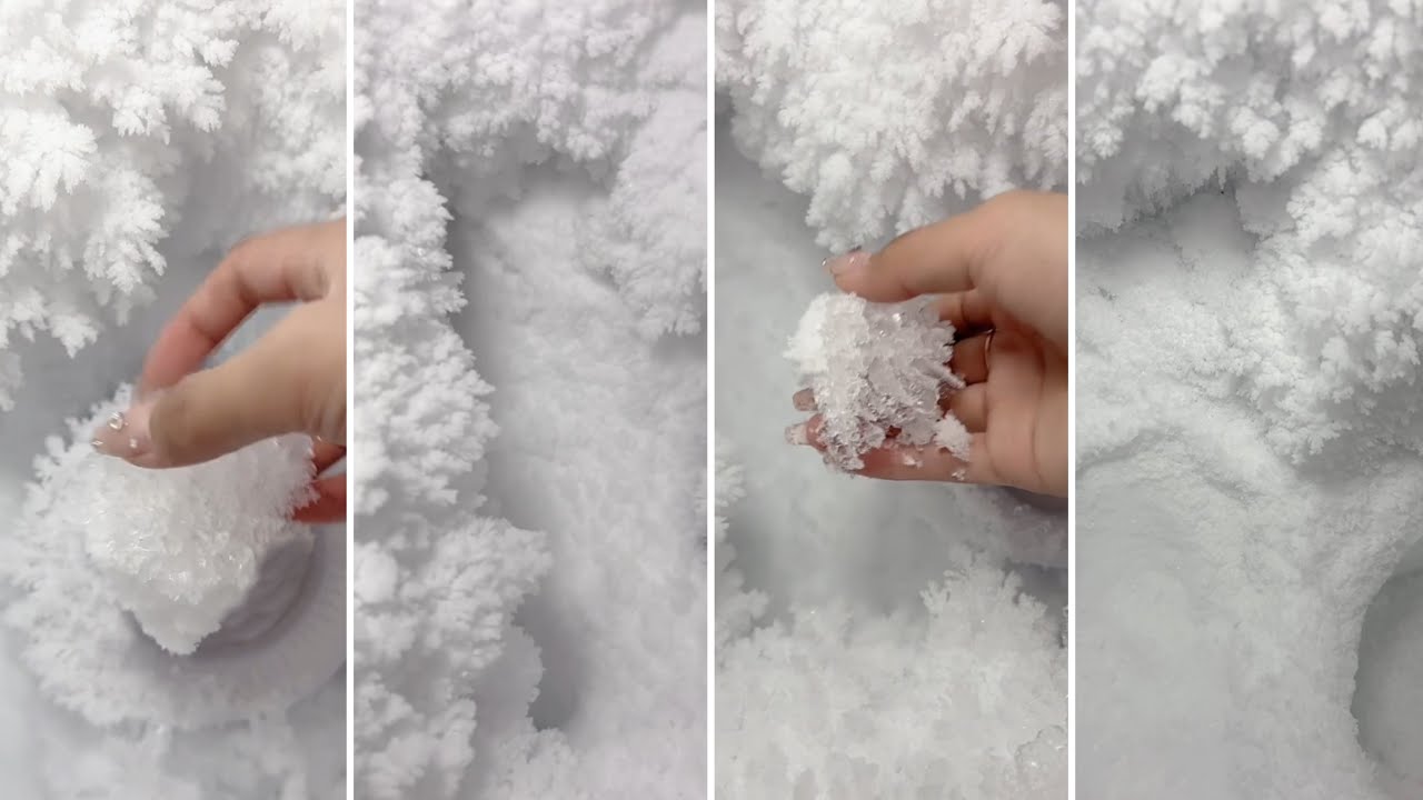 SUPER CRUNCHY AND CRISPY FREEZER FROST EATING / ASMR / COMPILATION 