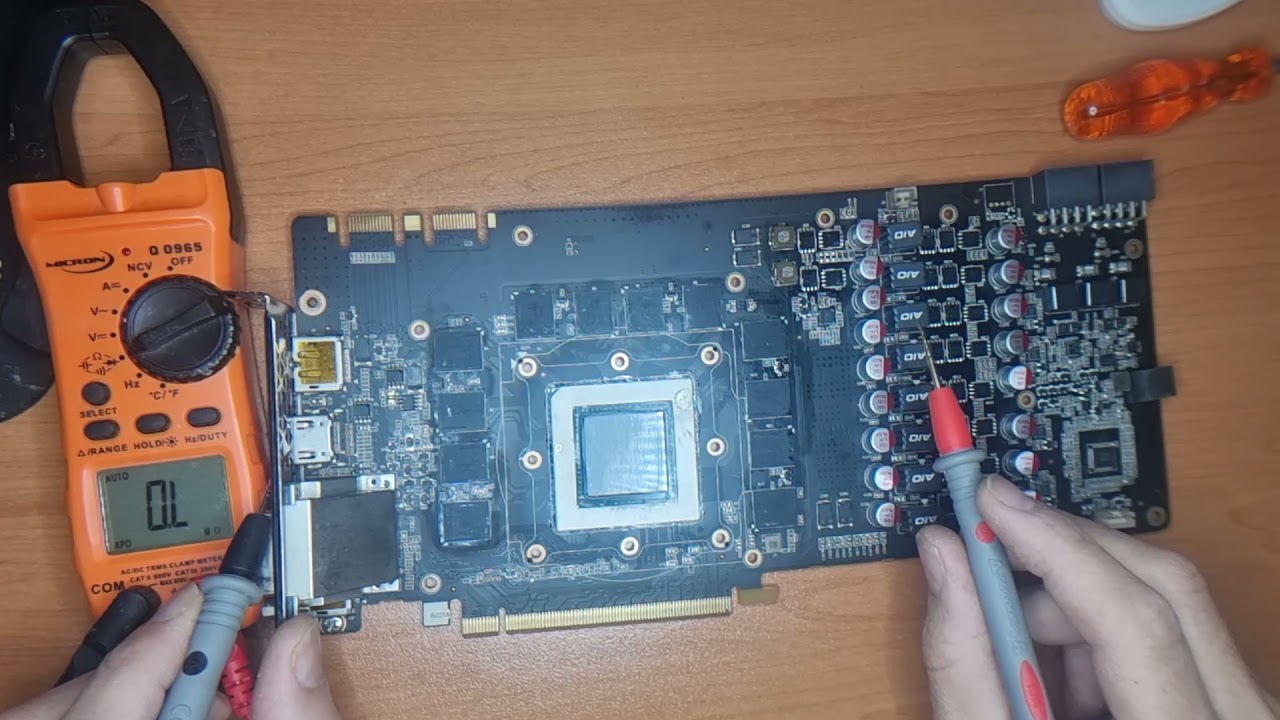 Testing And repair memory chips failure on Zotac 980ti graphic card