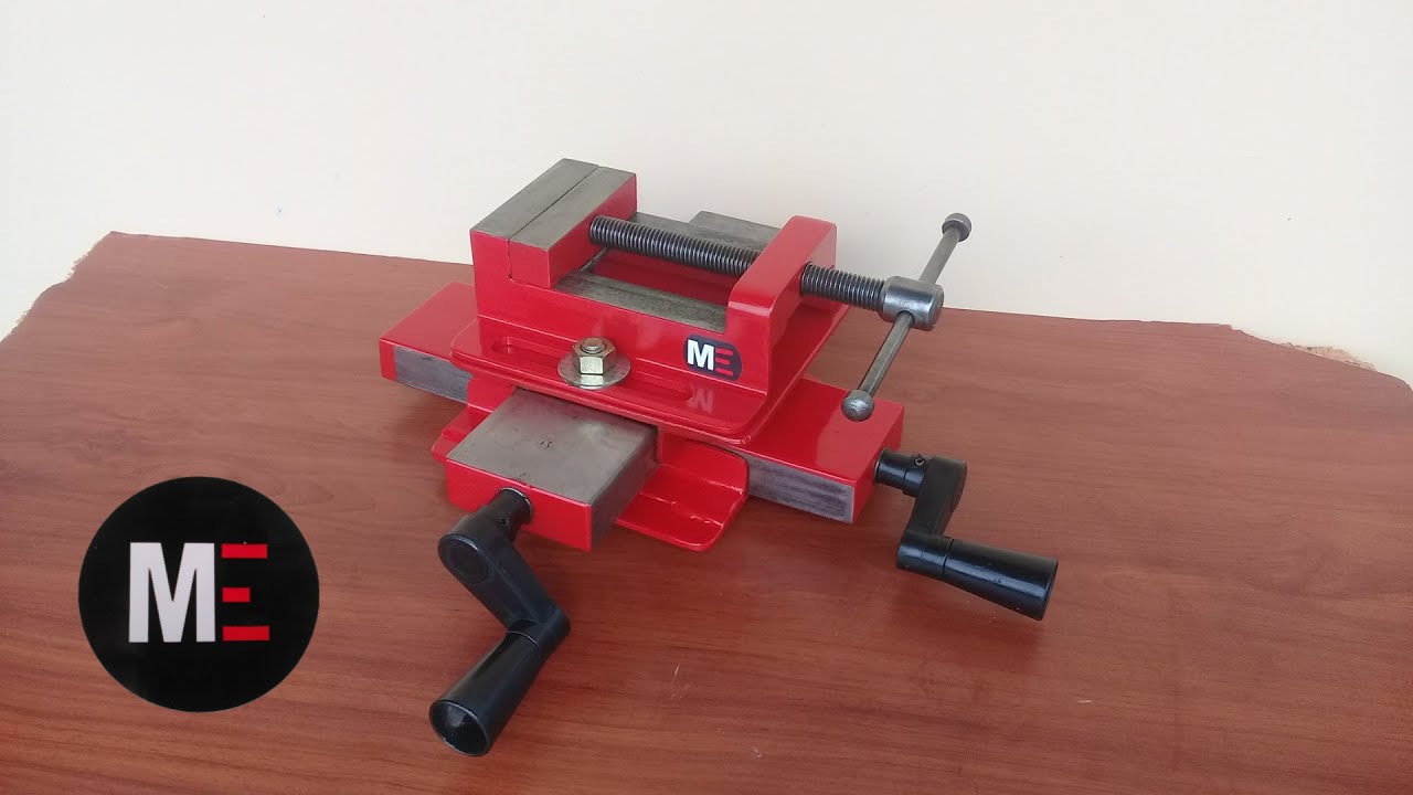 Como hacer una base con coordenadas para taladro de banco.(Make a Cross Vise - Diy Tools)