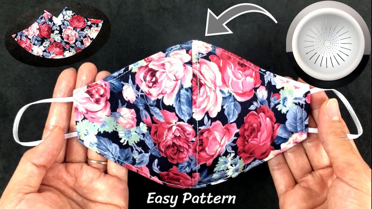 Easy pattern DIY Face Mask , Easy to breathe!