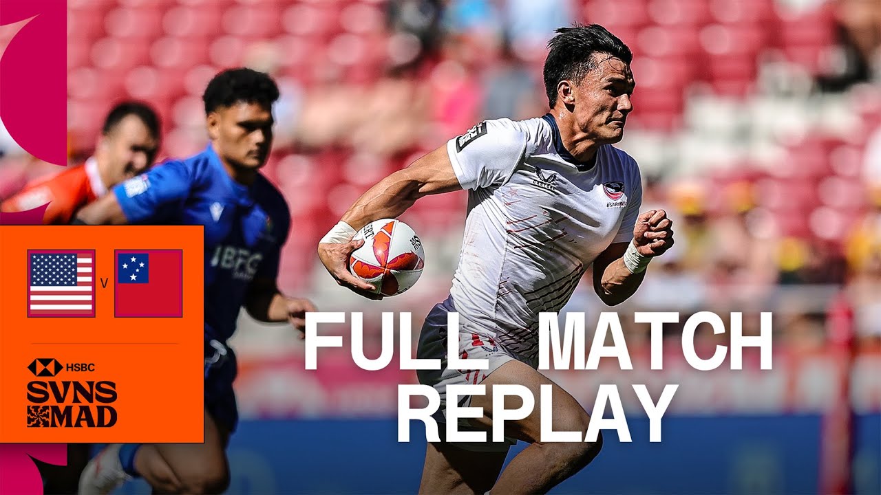 HUGE victory under pressure! | USA v Samoa | HSBC Madrid Sevens