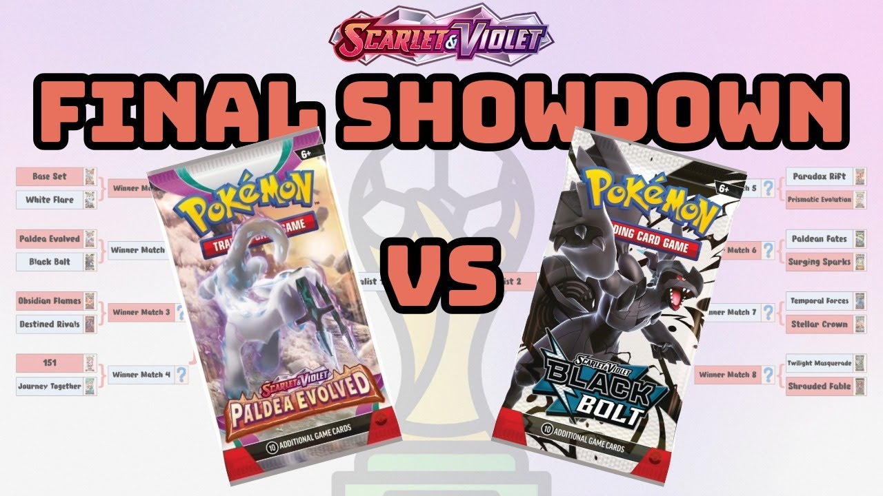 🔥 Paldea Evolved vs Black Bolt - Scarlet & Violet Final Showdown!  | Pack Battle