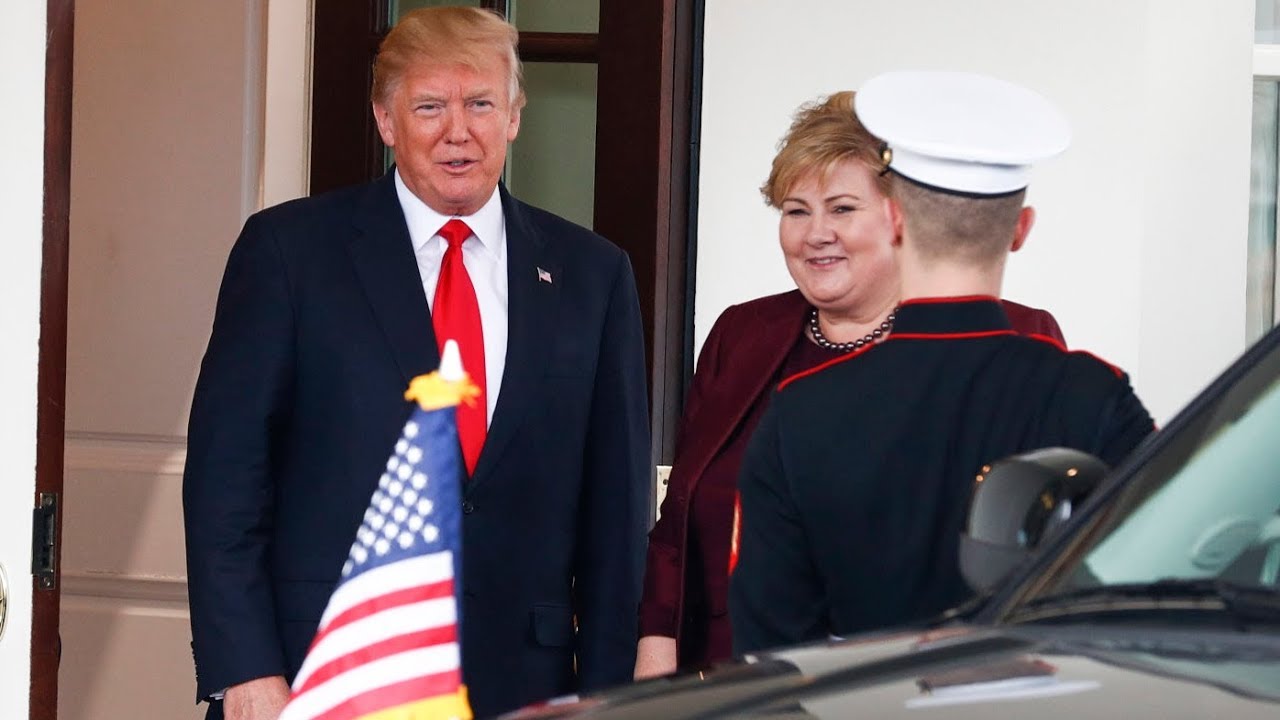 Her møter Erna Solberg Donald Trump