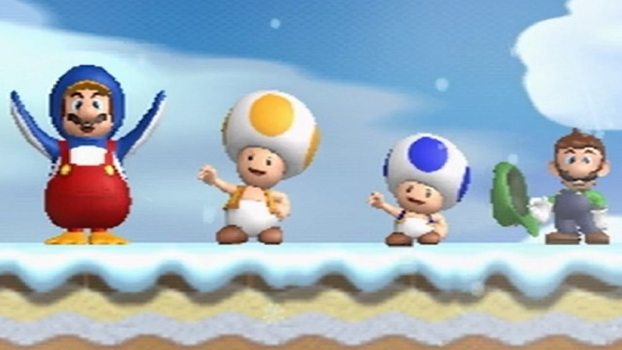 New Super Mario Bros Wii - Coin Battle (All Courses)