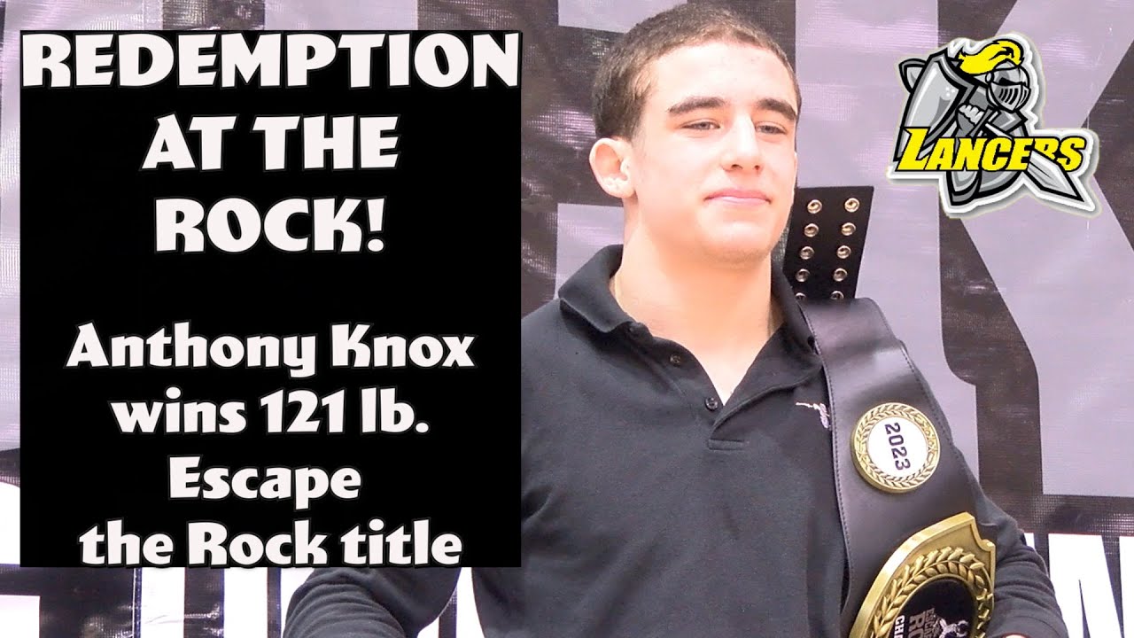 Anthony Knox | St. John Vianney | 2023 Escape the Rock 121 lb. Champion