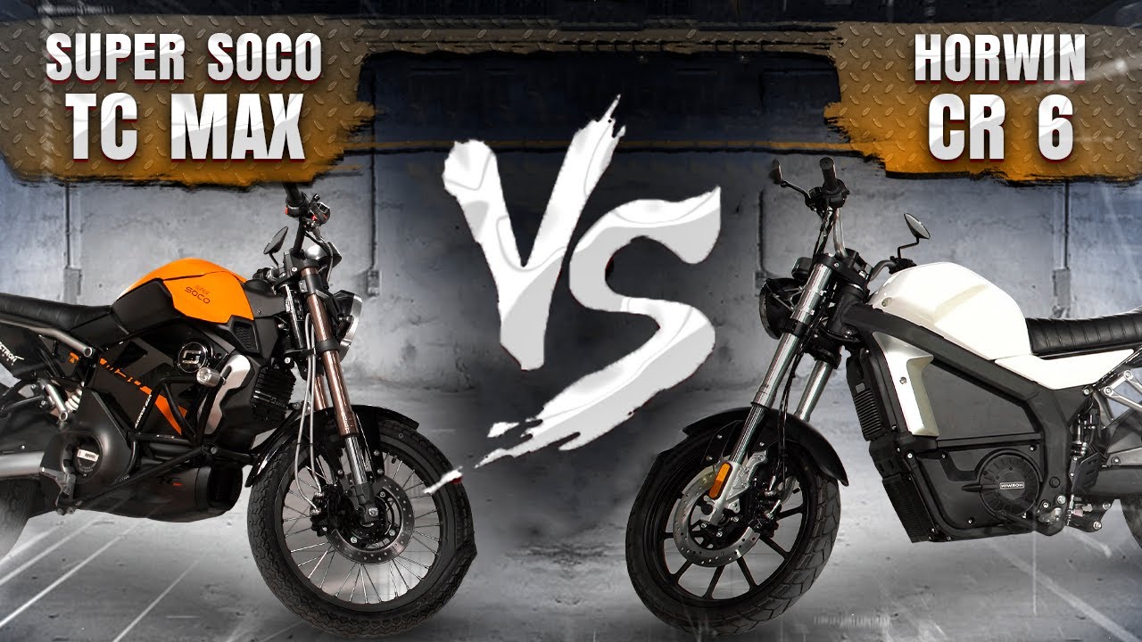 Сравнение Лучших Электромотоциклов для Города - Super Soco TC Max VS Horwin CR6
