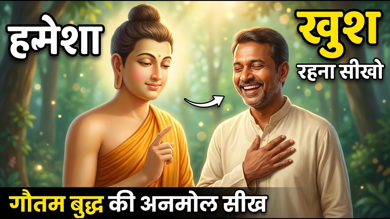 खुशी बाहर नहीं, भीतर है | बुद्ध का जीवन बदलने वाला संदेश (Buddhist Teachings on Happiness)