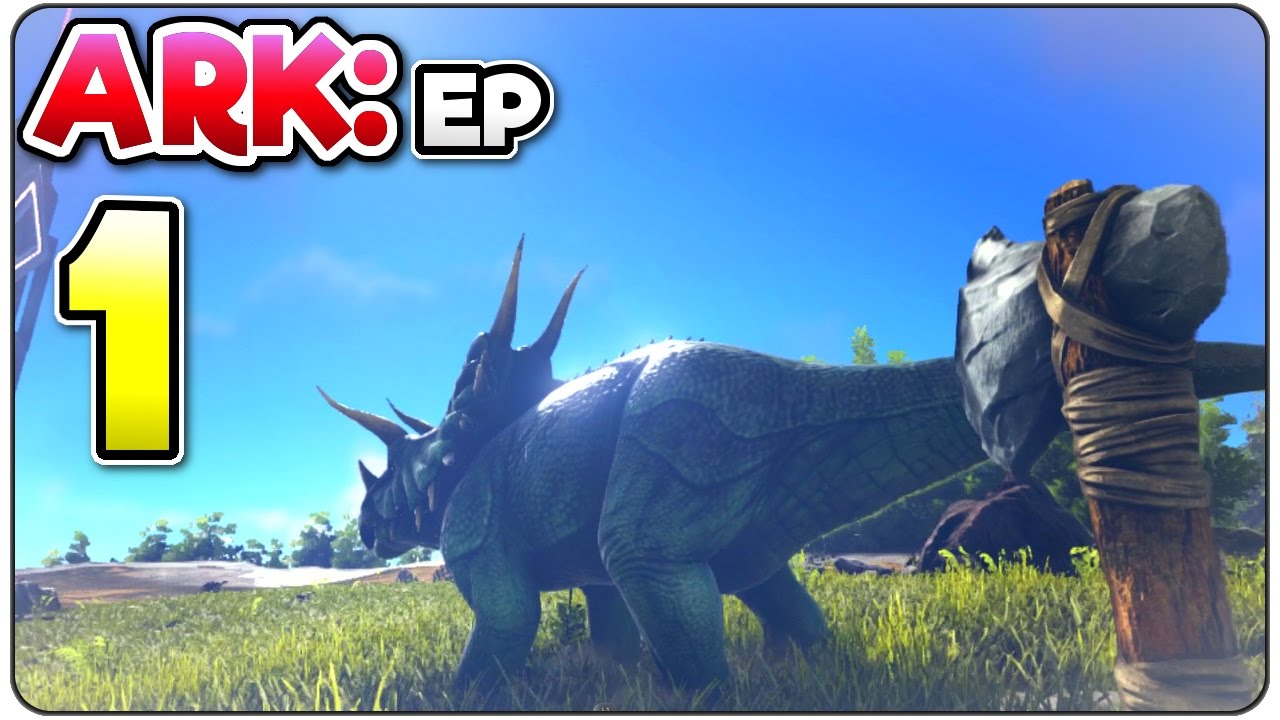 Ark: Survival Evolved PS4 Episode 1 - A New Beginning - (Dinosaur Legends) Console Edition Gameplay