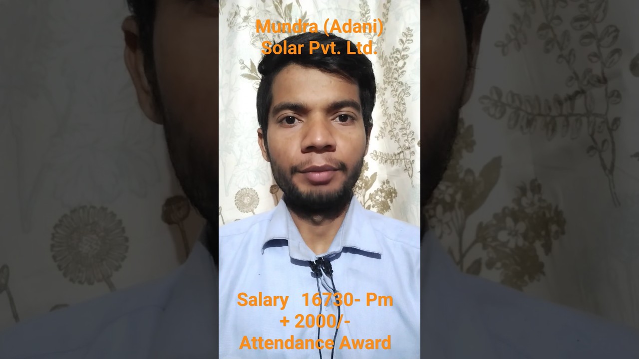 Mundra (Adani) Solar Pvt. Ltd.#jobsearch #job #jobseekers #jobvacancy #jobnews #jobalert #jobintervi