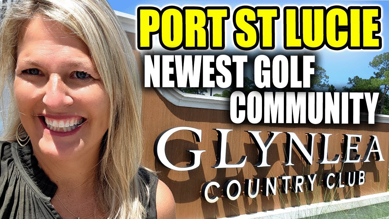Inside Port St Lucie Florida Gated Golf Community - Glynlea Country Club New Construction Homes