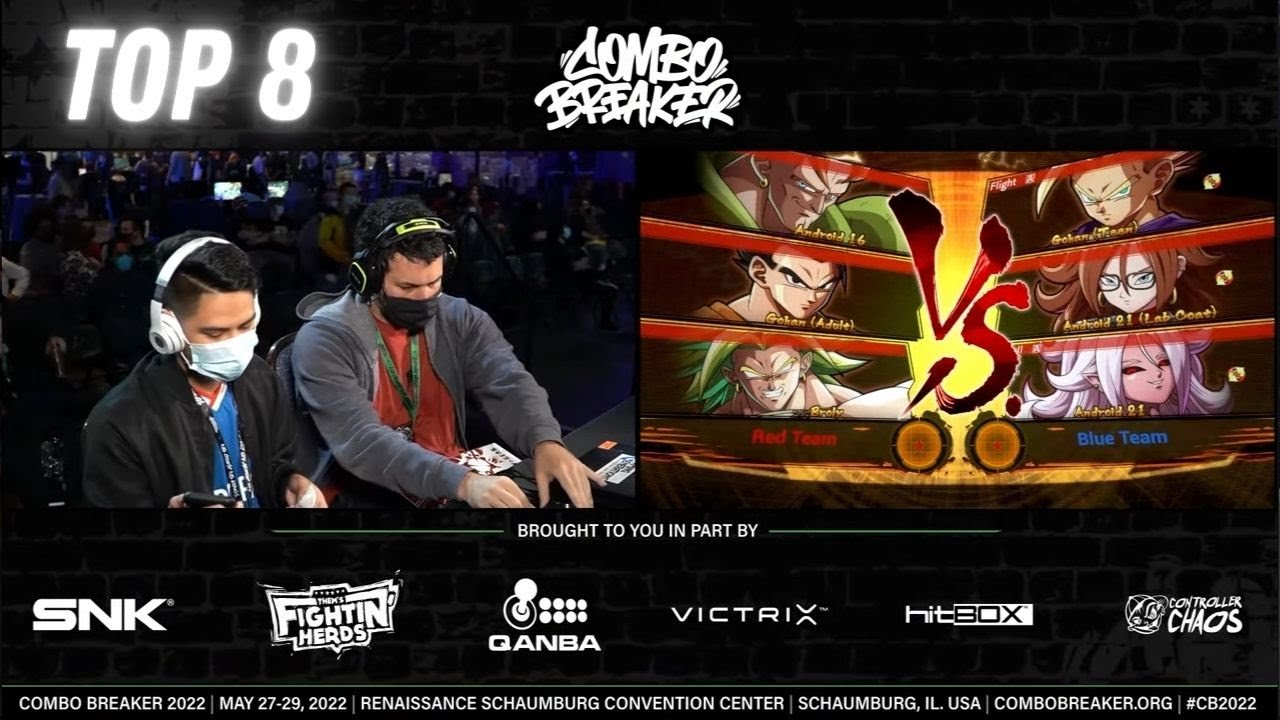 Combo Breaker 2022 DBFZ Top 8 (Zane LegendaryyPred Jila Yasha Nitro Wade) DragonBall FighterZ