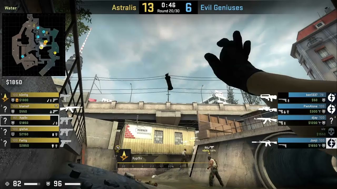 Xyp9x Overpass B Nades (CS:GO Tips)
