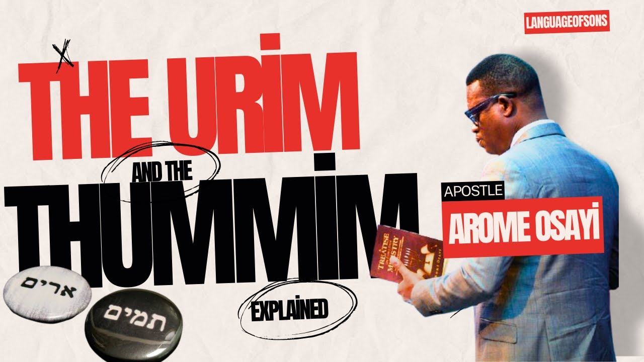 THE URIM & THUMMIM - TYPOGRAPHICAL RESEMBLANCE OF THE INNER WORKINGS IN OUR SPIRIT MAN||must watch||