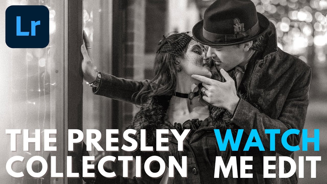 The Presley Collection Black & White Lightroom Presets -  Full High Key Edit 1