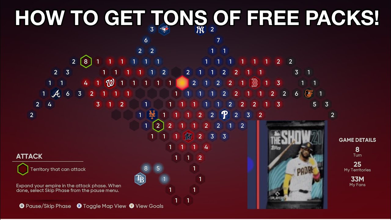 HOW TO GET FREE PACKS BY DOING NOTHING IN MLB THE SHOW 21!